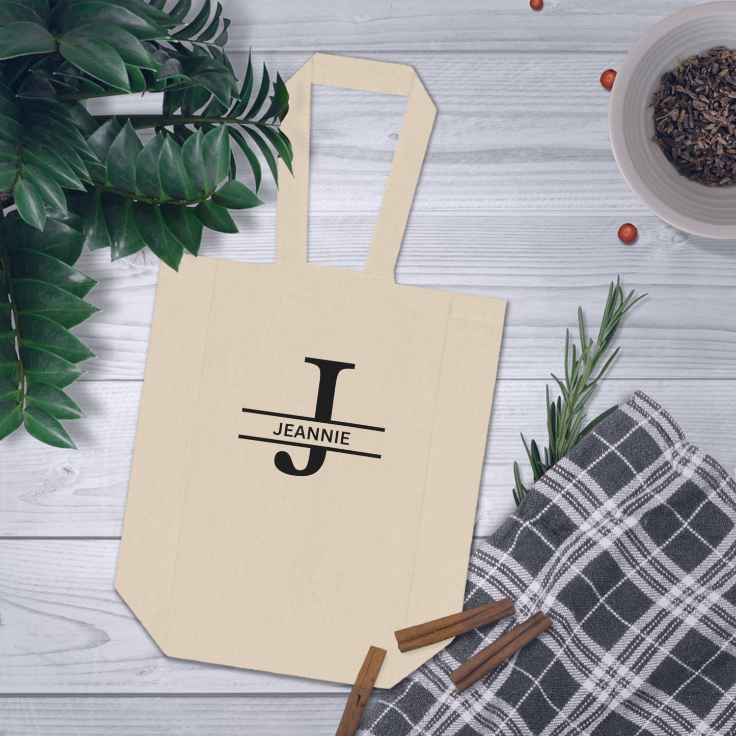 Personalized Double Wine Tote Bag, Eco-Friendly Wine Holder, Perfect for Wine Lovers, Gift for Hostess,