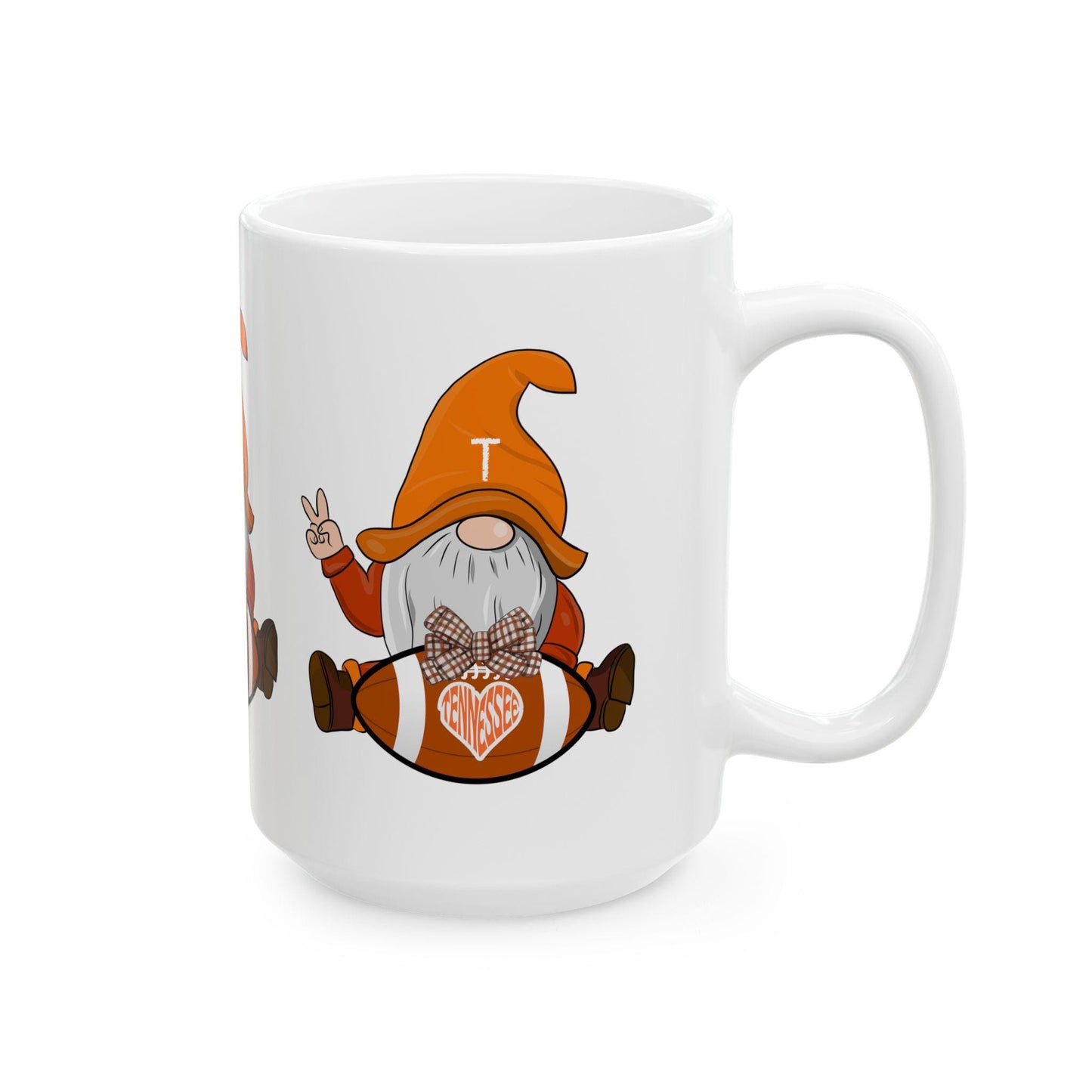 Tennessee football Gnome Mug, VOL fan gift, football mug, hot cocoa mug, coffee mug