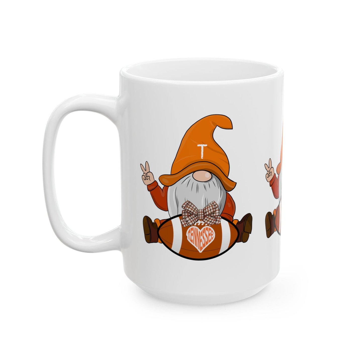Tennessee football Gnome Mug, VOL fan gift, football mug, hot cocoa mug, coffee mug