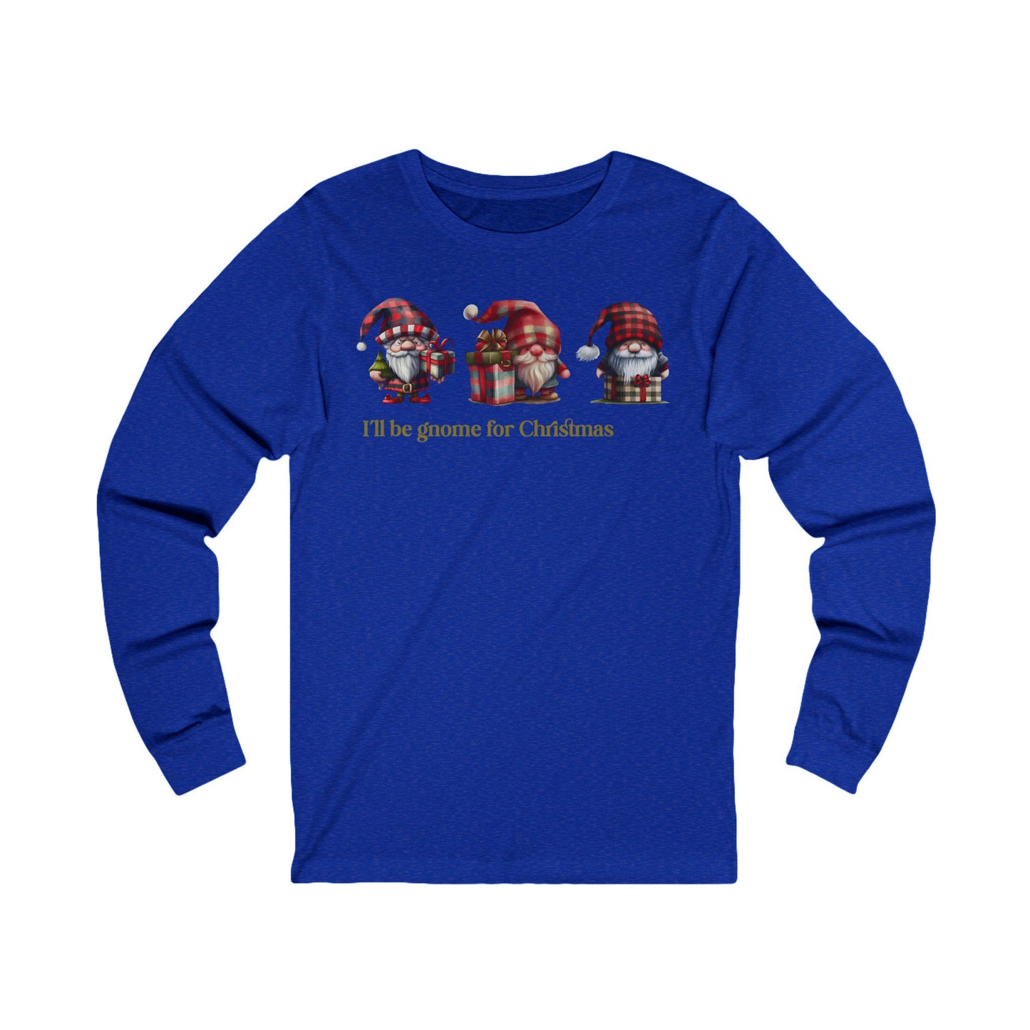Christmas Gnome Long Sleeve Tee,
