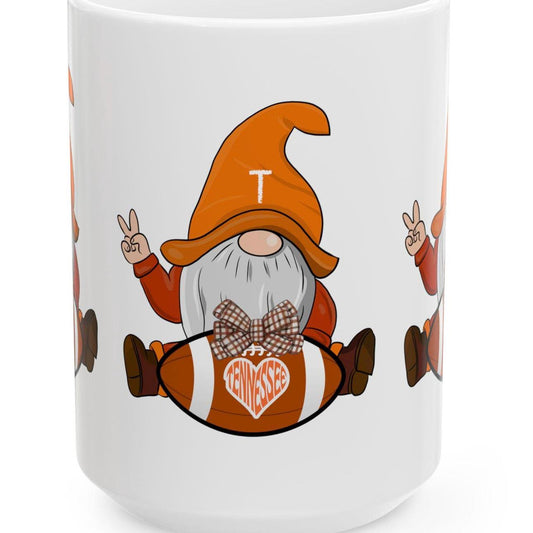 Tennessee football Gnome Mug, VOL fan gift, football mug, hot cocoa mug, coffee mug