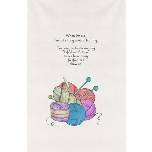Funny Tea Towel, Durable Cotton Kitchen Towel, Vibrant Colors, Polyester Option, Kitchen Decor, Cute Tea Towel, Dish Towel, Funny Kitchen