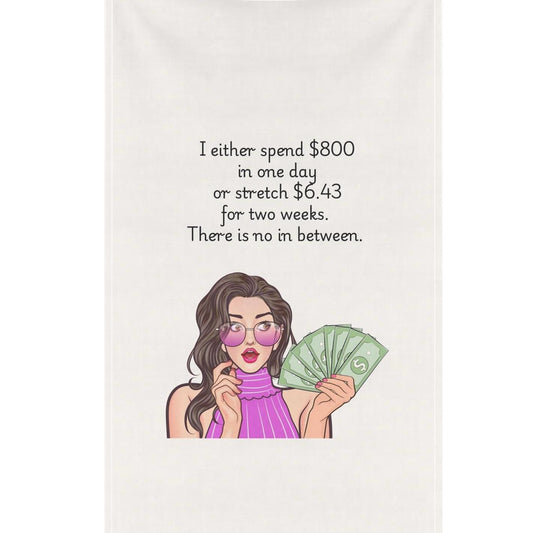 Funny Tea Towel, Durable Cotton Kitchen Towel, Vibrant Colors, Polyester Option, Kitchen Decor, Cute Tea Towel, Dish Towel, Funny Kitchen